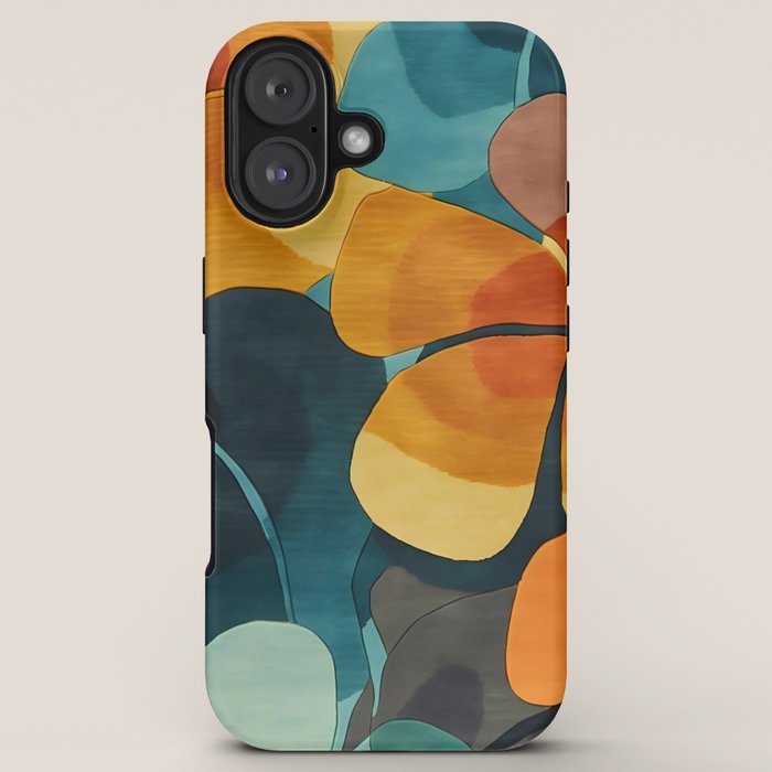 A Floral Palette of Colorful Petals iPhone Case