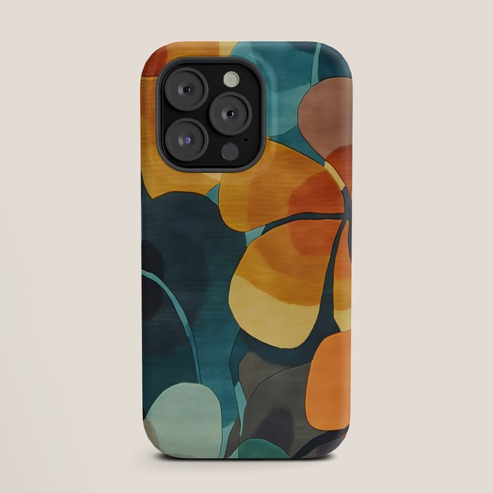 A Floral Palette of Colorful Petals iPhone Case