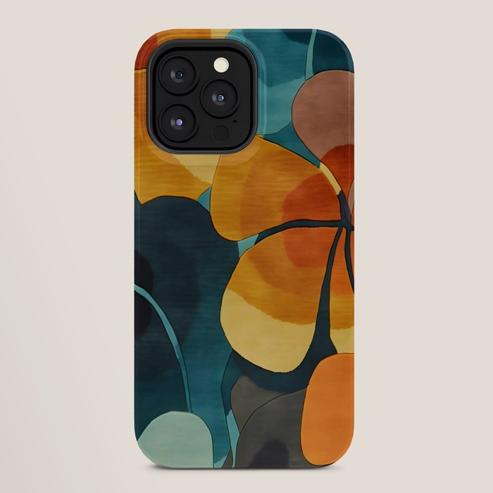 A Floral Palette of Colorful Petals iPhone Case