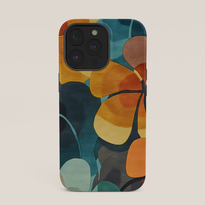 A Floral Palette of Colorful Petals iPhone Case