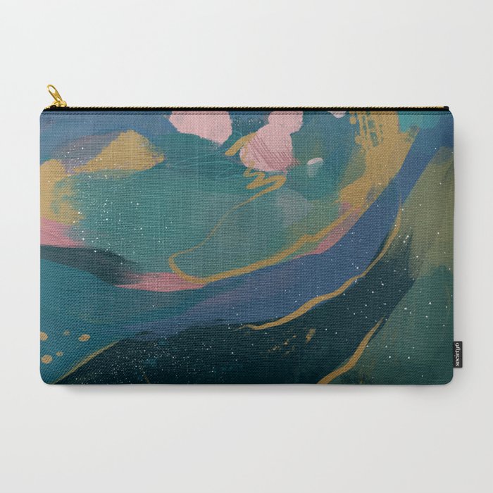 "You Are Worthy" Midnight Background Carry All Pouch