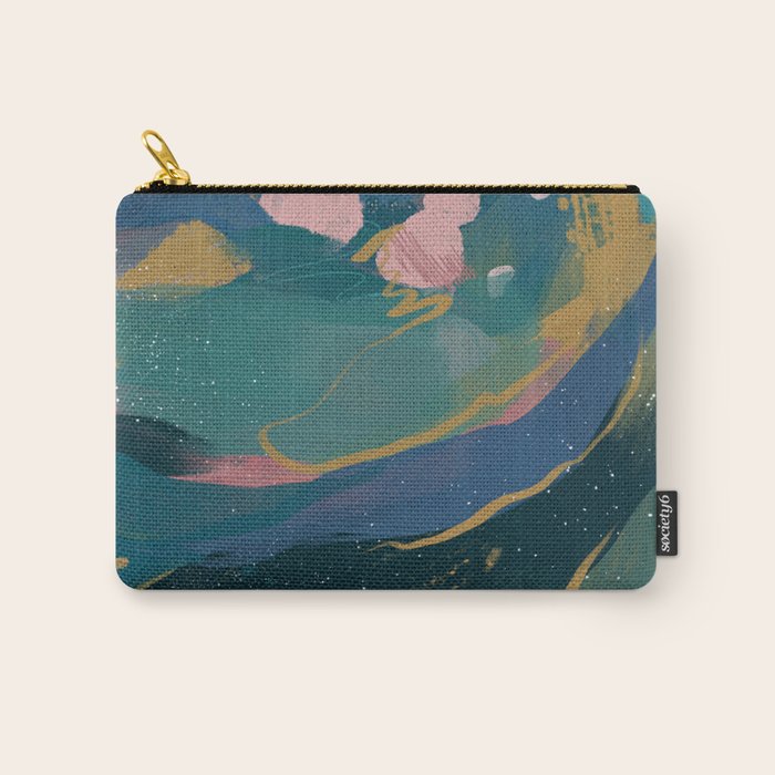 "You Are Worthy" Midnight Background Carry All Pouch