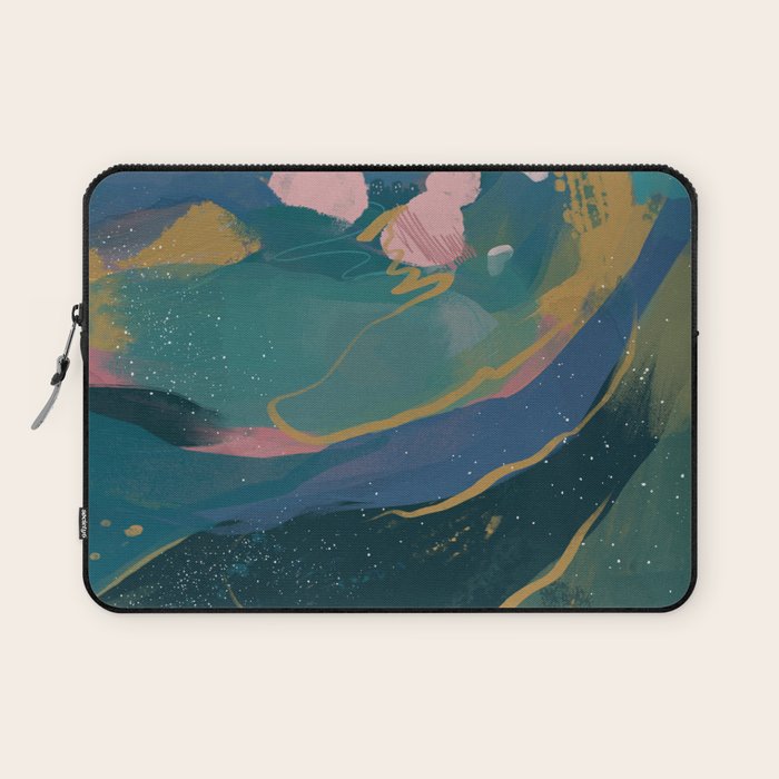 "You Are Worthy" Midnight Background Laptop Sleeve