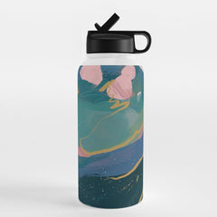 "You Are Worthy" Midnight Background Water Bottle