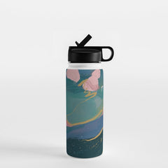 "You Are Worthy" Midnight Background Water Bottle