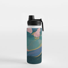 "You Are Worthy" Midnight Background Water Bottle