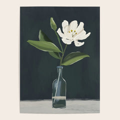 A flower in a vase Poster
