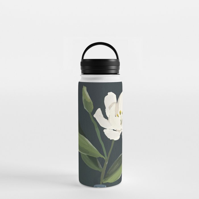 A flower in a vase Water Bottle