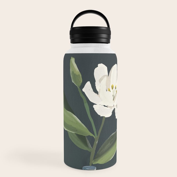 A flower in a vase Water Bottle