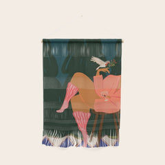 A Lil Birdy Told Me Wall Hanging