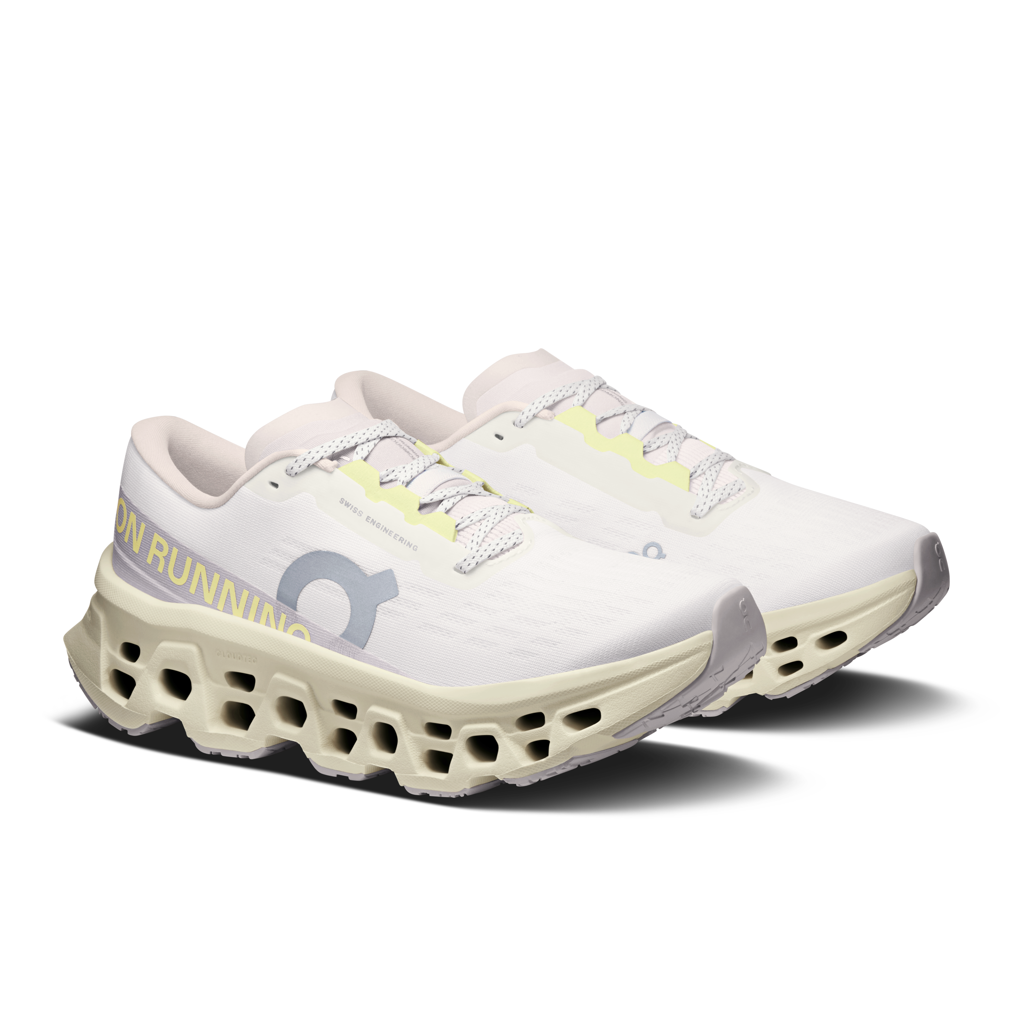 On Running Women's Cloudmonster 3 Shoes - Ivory / Seedling