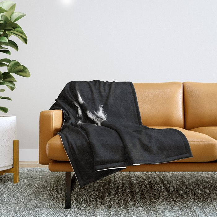 A Light in the Dark Throw Blanket