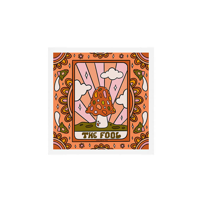 0. The Fool Mushroom Art Print