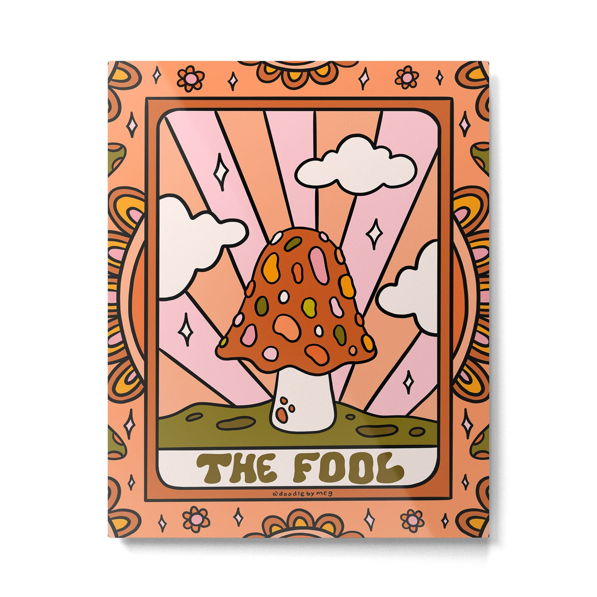 0. The Fool Mushroom Metal Print