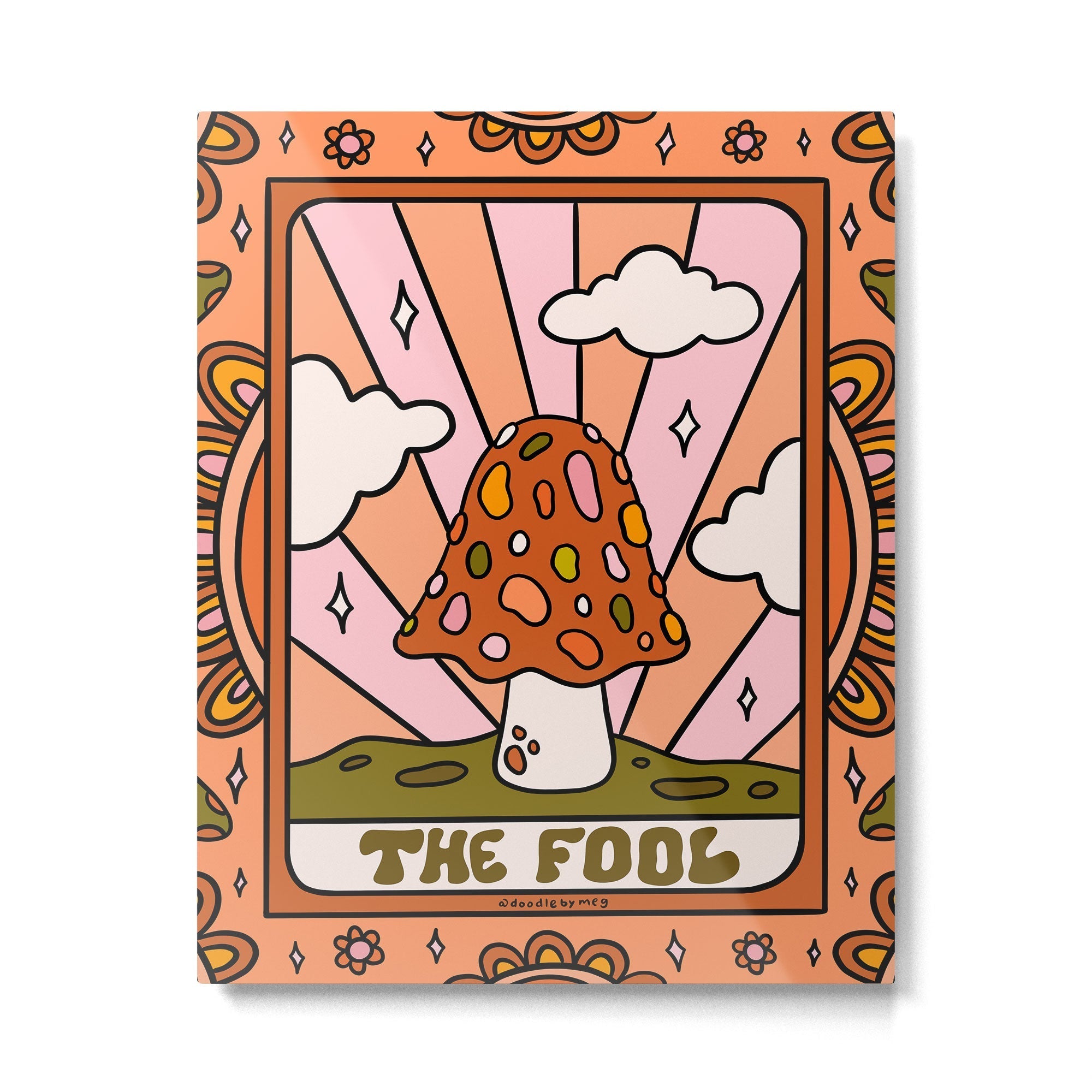 0. The Fool Mushroom Metal Print