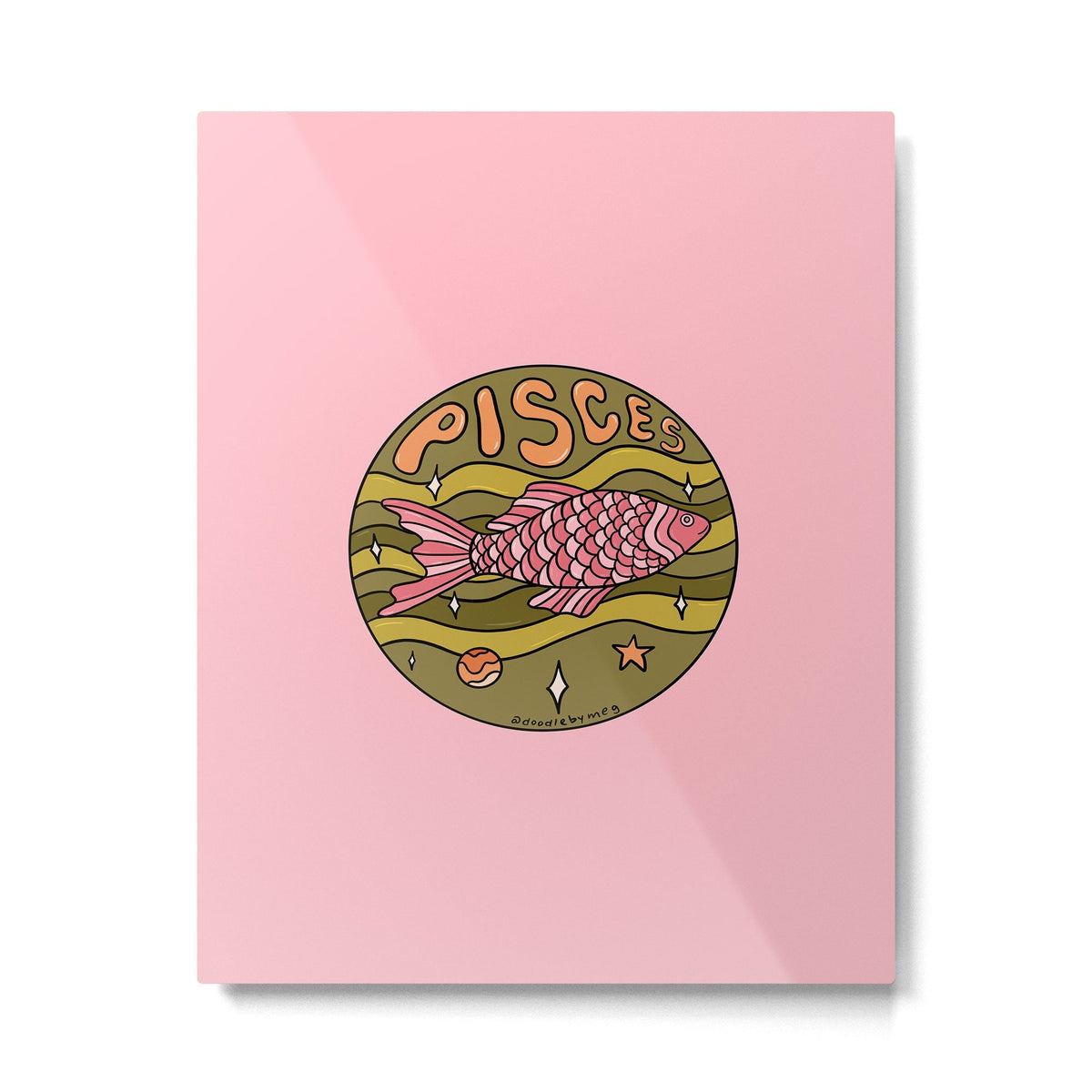 2020 Pisces Metal Print