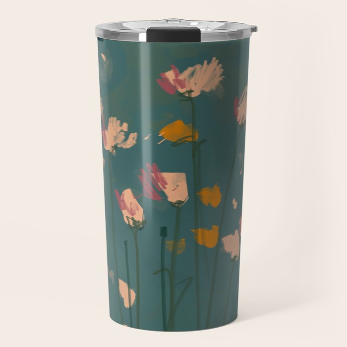 A Field Of Flowers Bloom Travel Mug