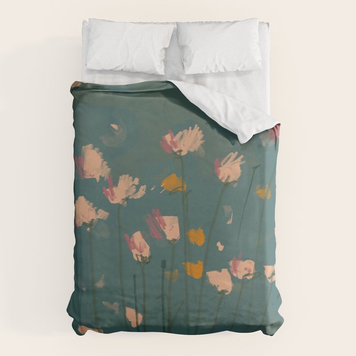 A Field Of Flowers Bloom Duvet Cover