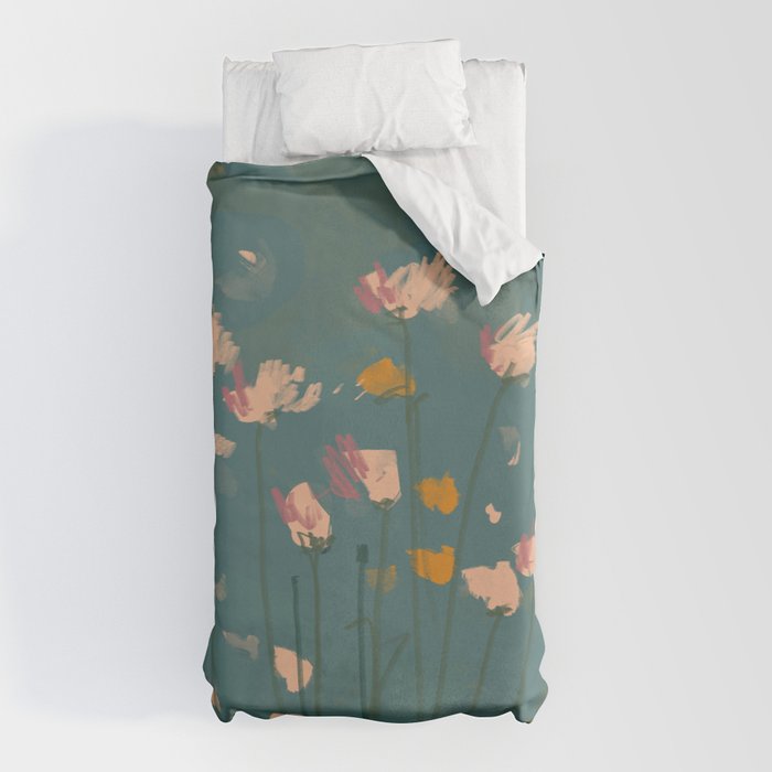 A Field Of Flowers Bloom Duvet Cover