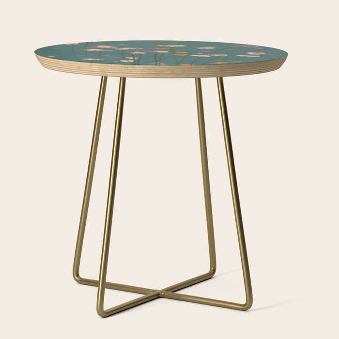 A Field Of Flowers Bloom Side Table