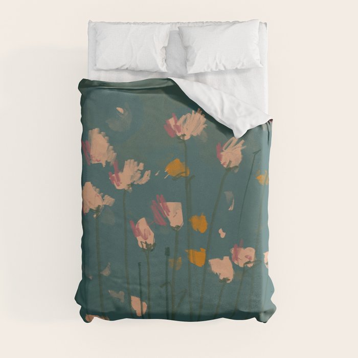 A Field Of Flowers Bloom Duvet Cover