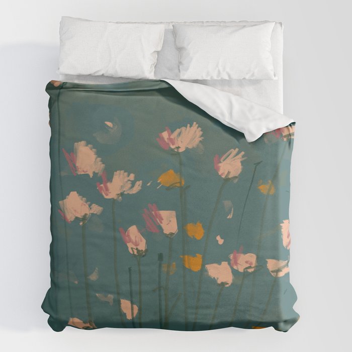 A Field Of Flowers Bloom Duvet Cover