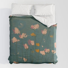 A Field Of Flowers Bloom Duvet Cover