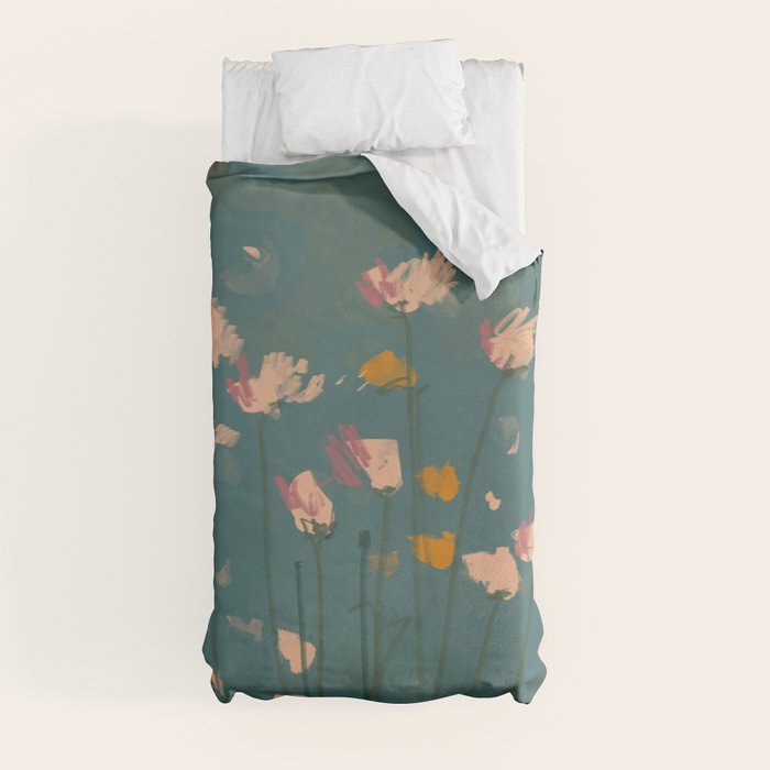 A Field Of Flowers Bloom Duvet Cover