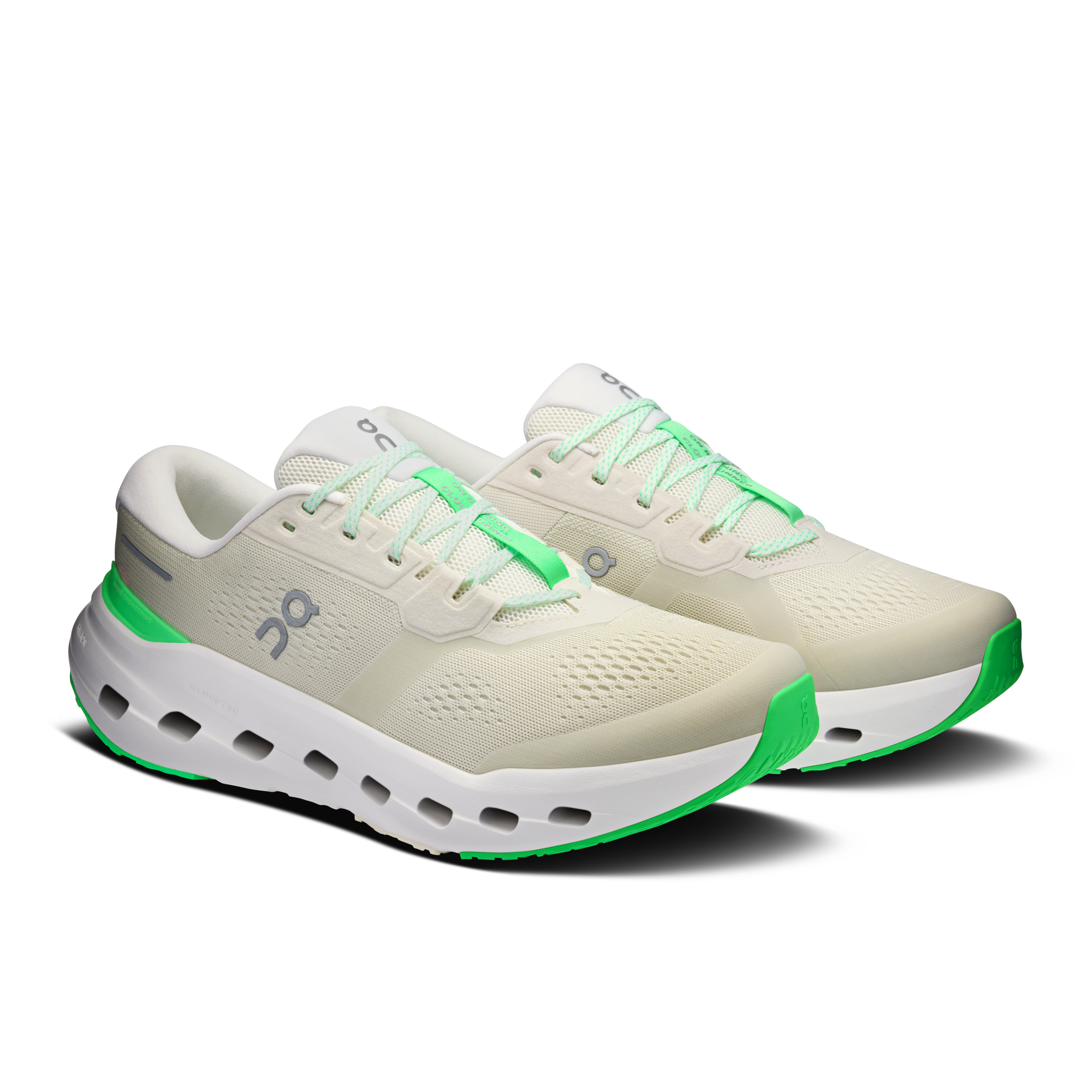 On Running Men's Cloudrunner 3 Wide Shoes - Ghost / Verdite