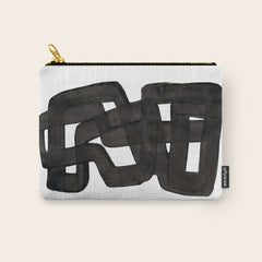 Boulder' Mid Century Modern Fun Abstract Shapes  Carry All Pouch
