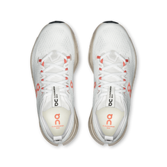 On Running Women's Cloudsurfer Max Shoes - Ivory / Salmon