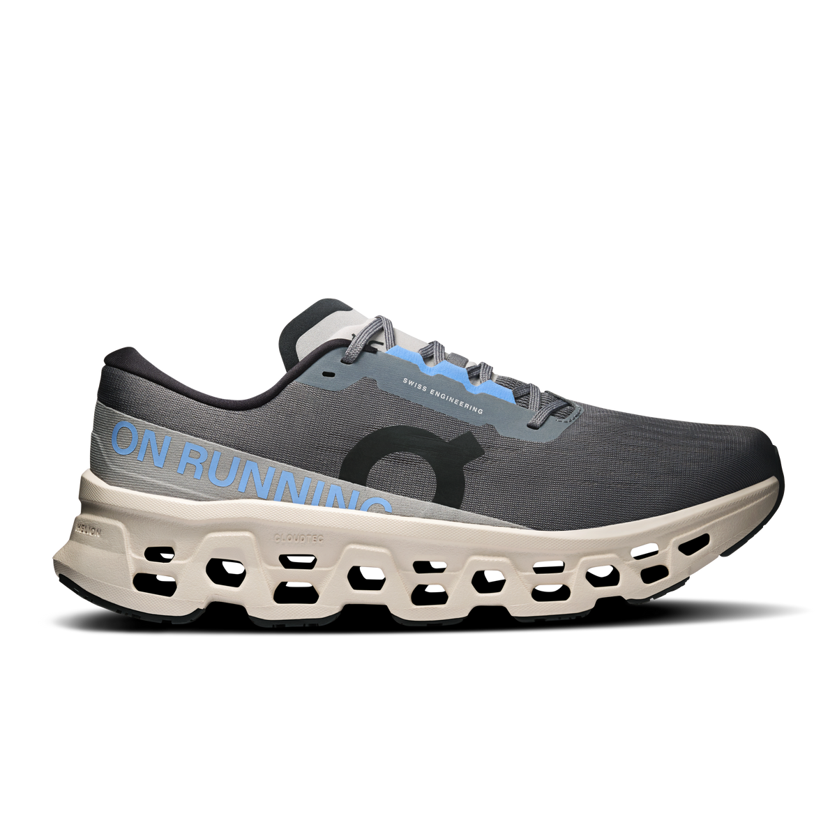 On Running Men's Cloudmonster 3 Shoes - Rock / Silver