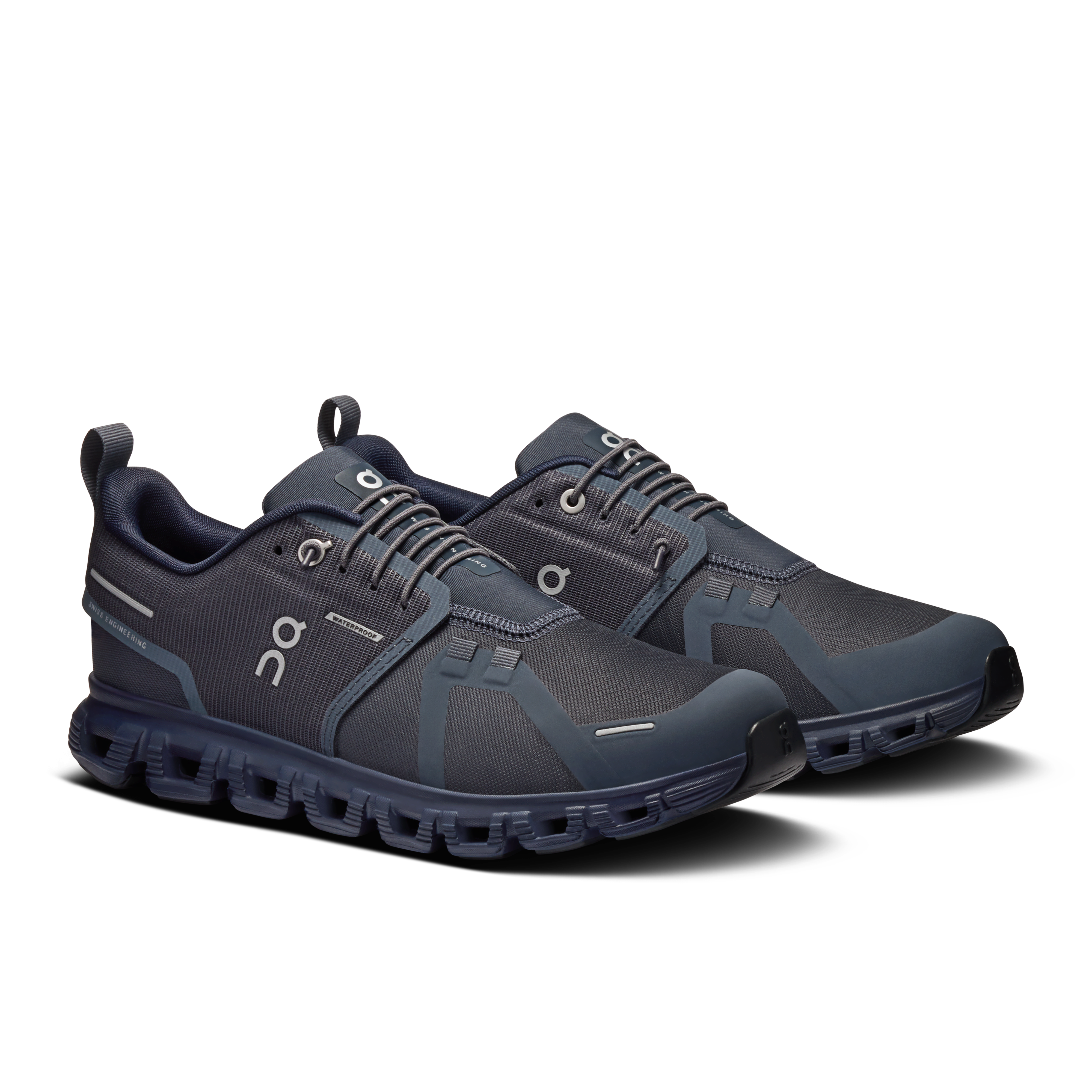 On Running Women's Cloud 6 Waterproof Shoes - Navy / Midnight