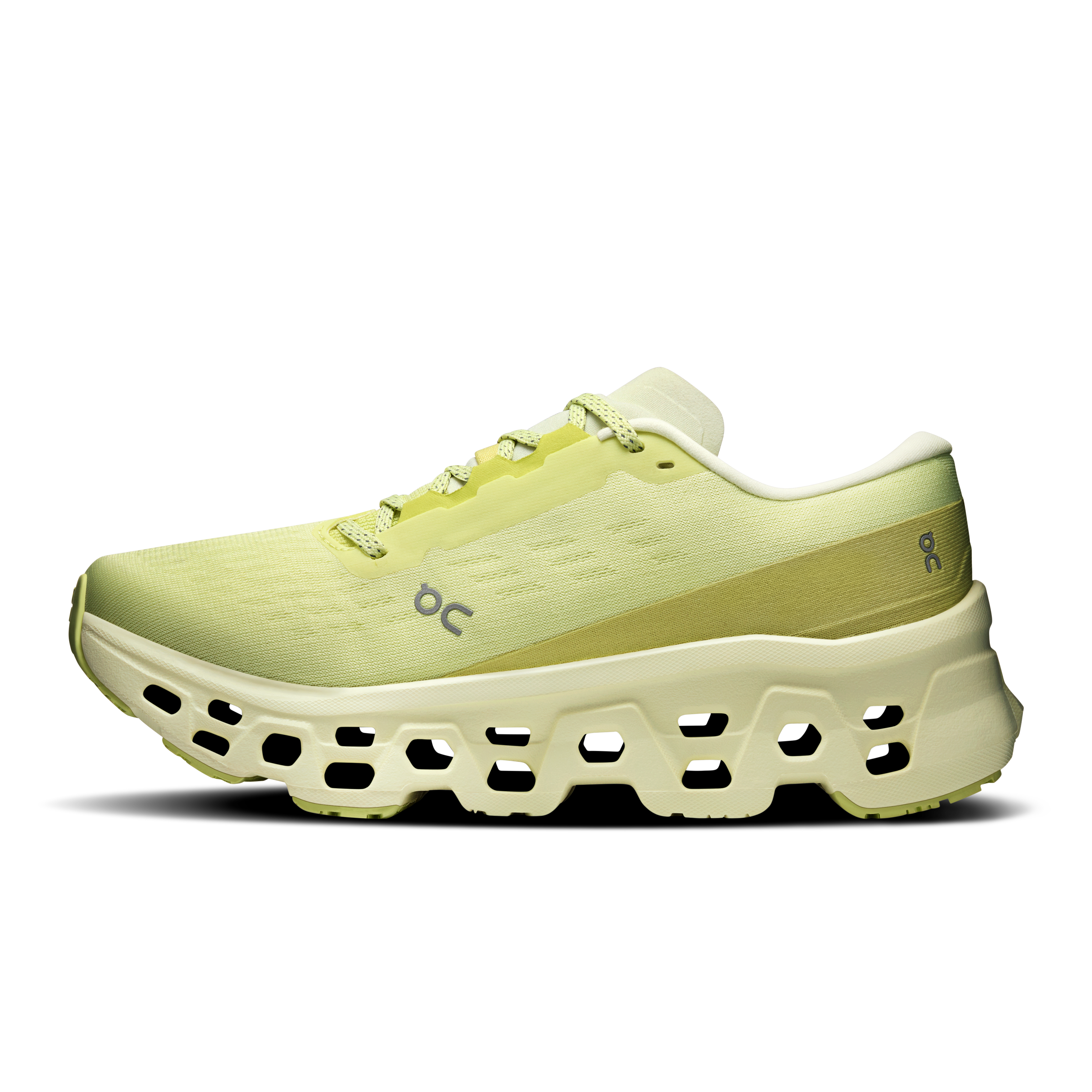 On Running Women's Cloudmonster 3 Shoes - Limelight / Seedling
