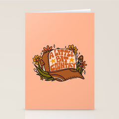 A Little Bit Country Stationery Card