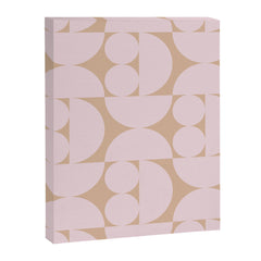 "Grapes and apple slices (pale pink)" Canvas Print