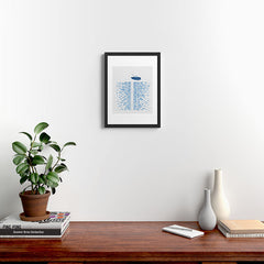 217 Finicky Fish (plenty of fish in the sea) Framed Art Print