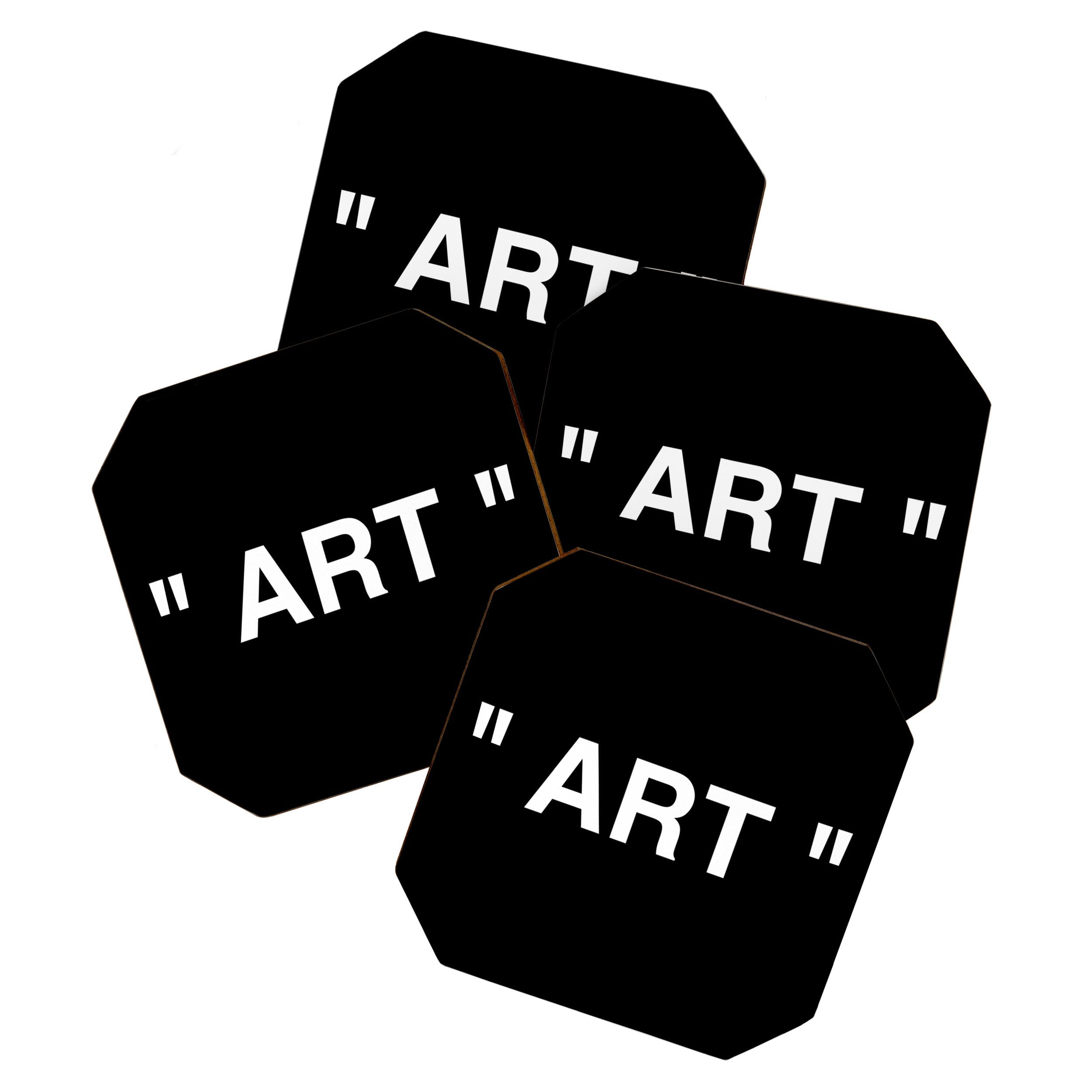 " Art " (Negative) Coaster