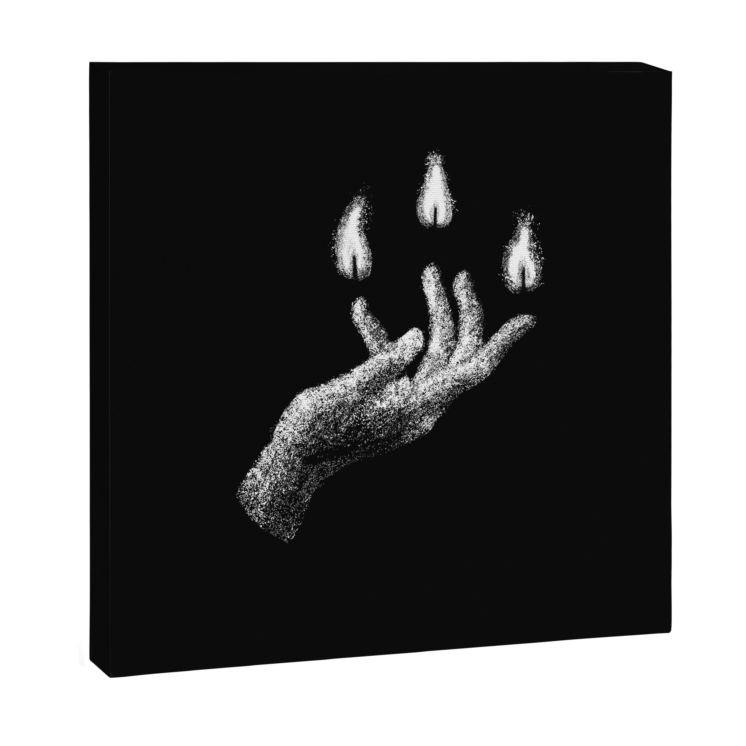 A Light in the Dark Canvas Print