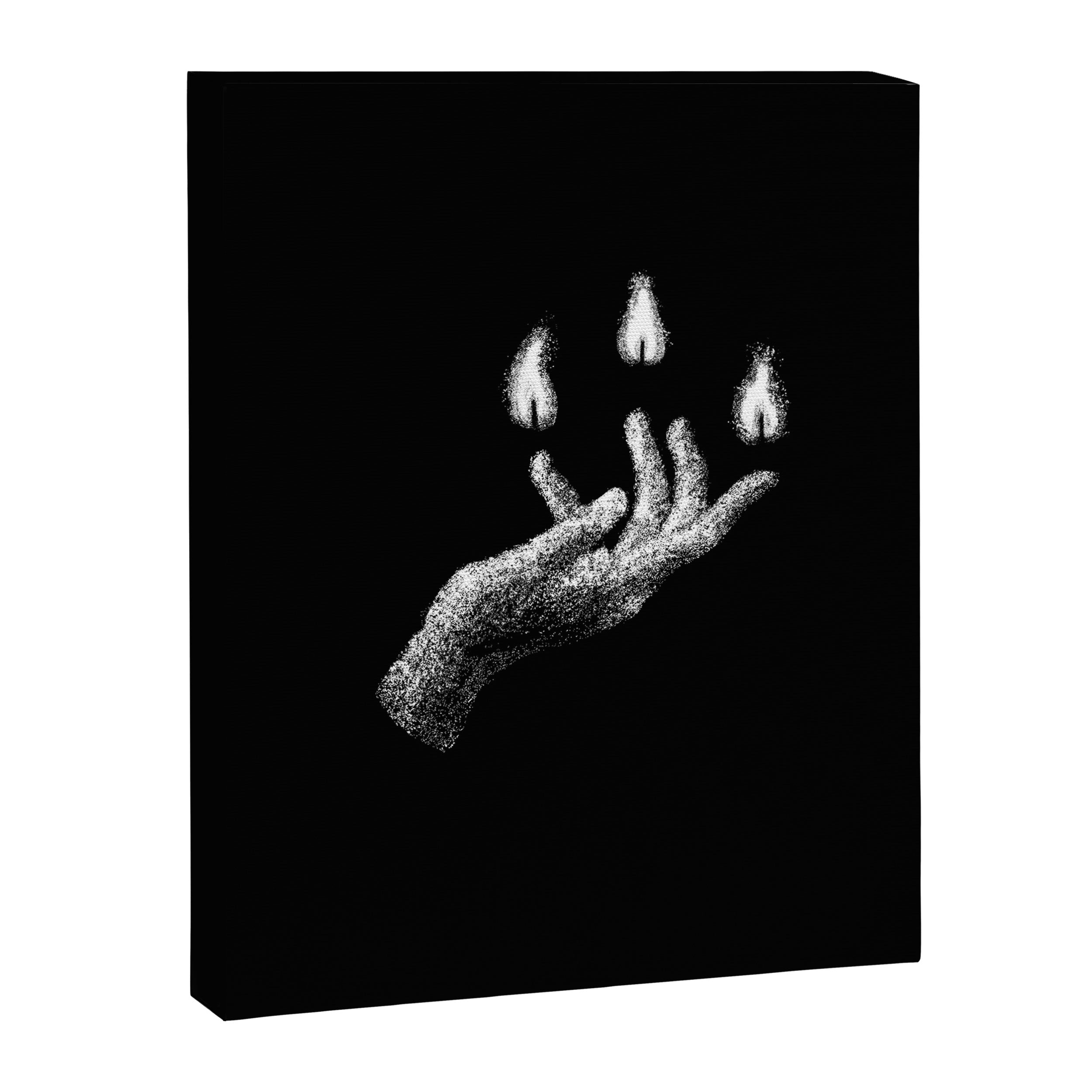 A Light in the Dark Canvas Print