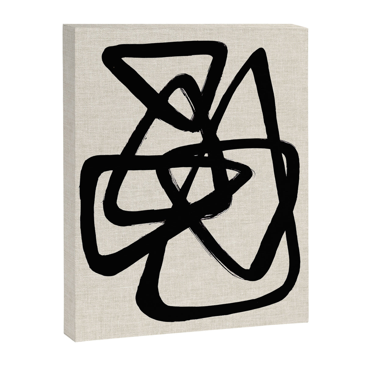 A Family Of Five Canvas Print