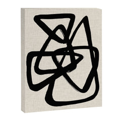 A Family Of Five Canvas Print