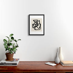 A Family Of Five Framed Art Print