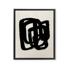 A Heavy Thought Framed Canvas Print