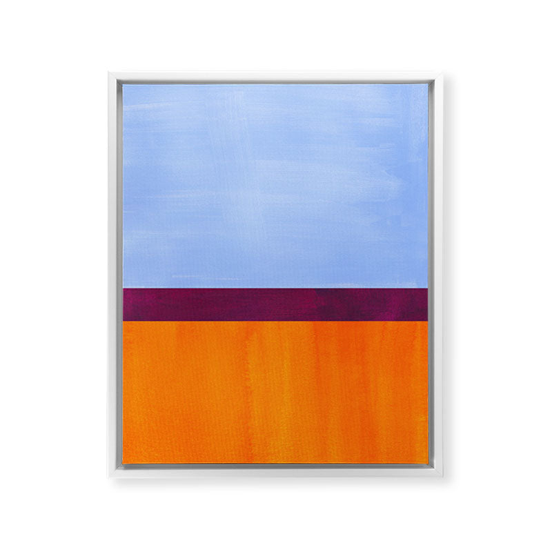 A House In Venice Framed Canvas Print