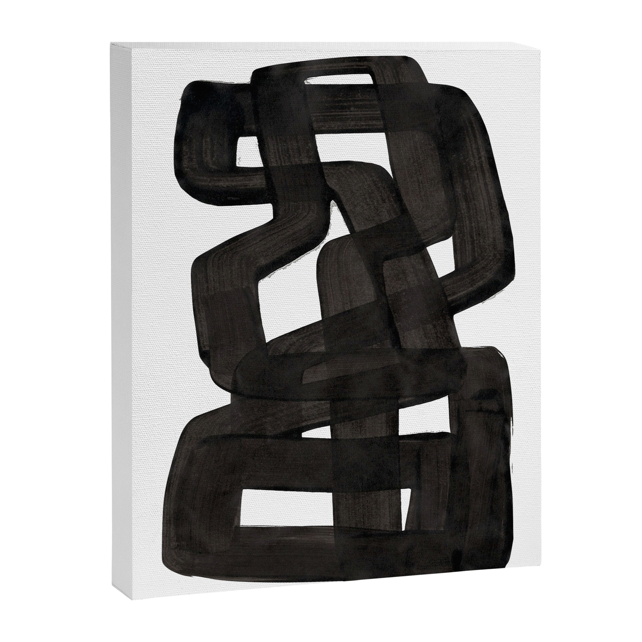 Boulder' Mid Century Modern Fun Abstract Shapes  Canvas Print