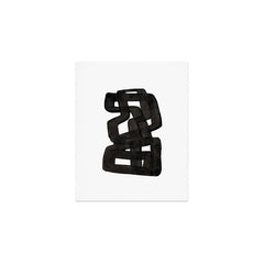 Boulder' Mid Century Modern Fun Abstract Shapes  Art Print