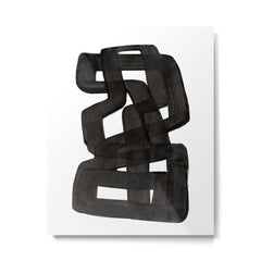 Boulder' Mid Century Modern Fun Abstract Shapes  Metal Print