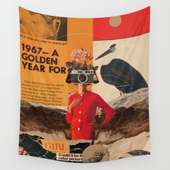 a Golden Year Wall Tapestry