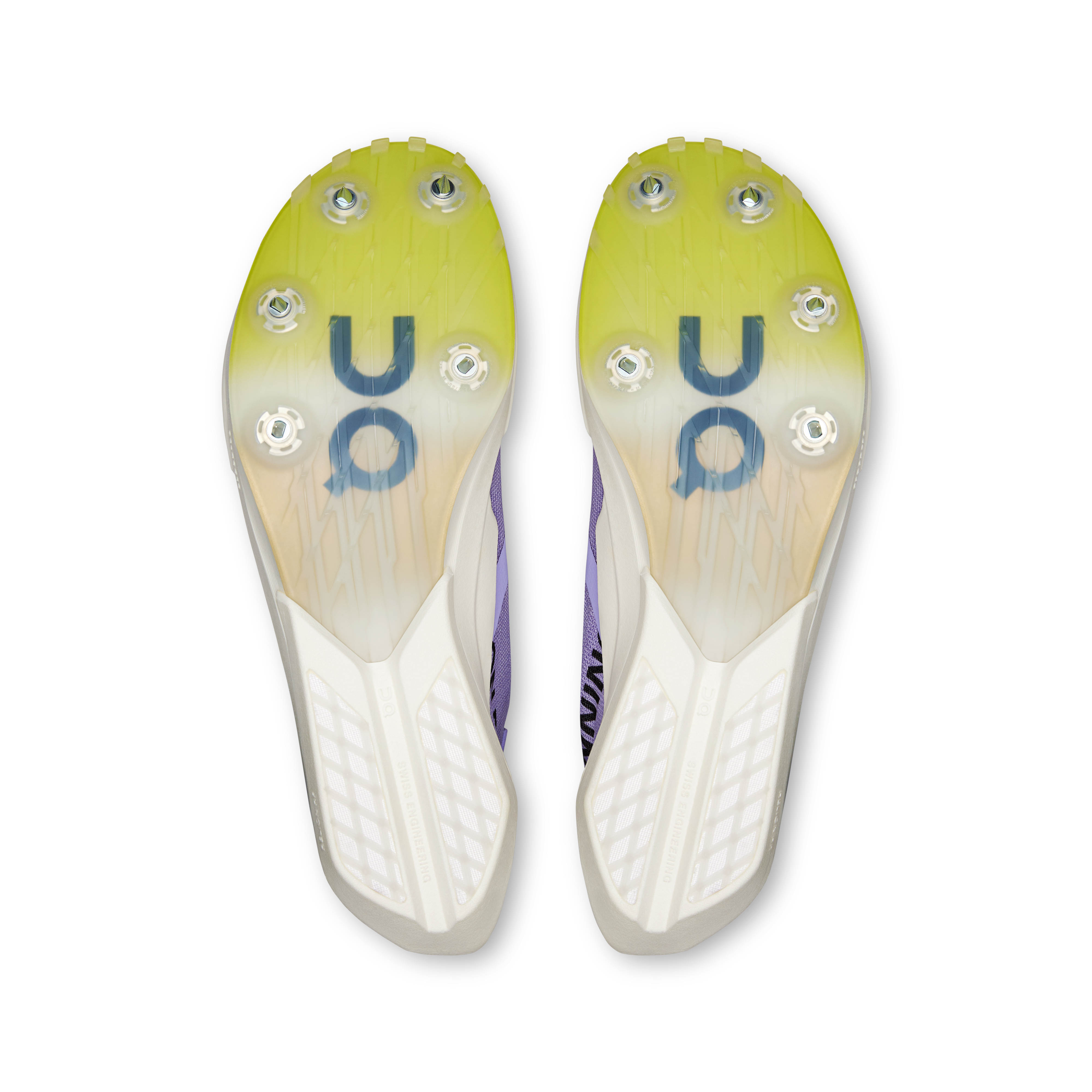 On Running Women's Cloudspike Amplius 2 Shoes - Bloom / Lime